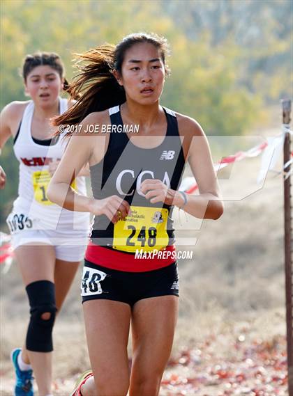 Thumbnail 2 in CIF State Cross Country Championships (Girls D1 Race) photogallery.
