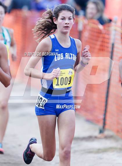 Thumbnail 2 in CIF State Cross Country Championships (Girls D1 Race) photogallery.