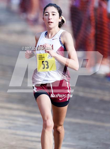 Thumbnail 2 in CIF State Cross Country Championships (Girls D1 Race) photogallery.