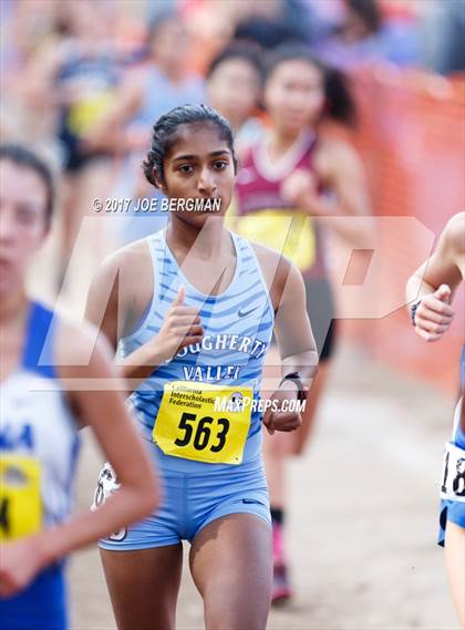 Thumbnail 2 in CIF State Cross Country Championships (Girls D1 Race) photogallery.