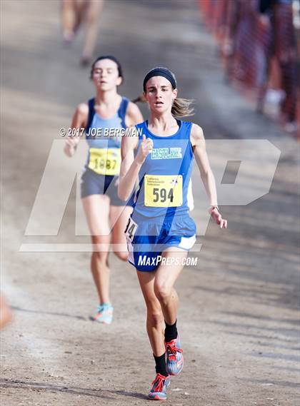 Thumbnail 3 in CIF State Cross Country Championships (Girls D1 Race) photogallery.