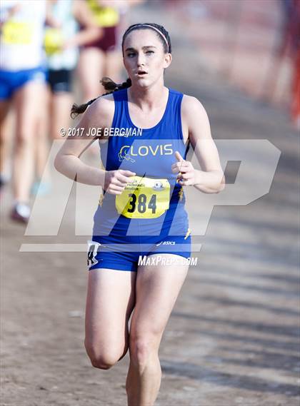 Thumbnail 2 in CIF State Cross Country Championships (Girls D1 Race) photogallery.