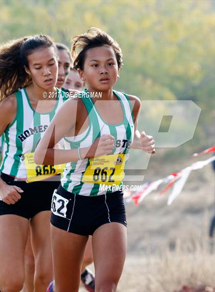 Thumbnail 3 in CIF State Cross Country Championships (Girls D1 Race) photogallery.