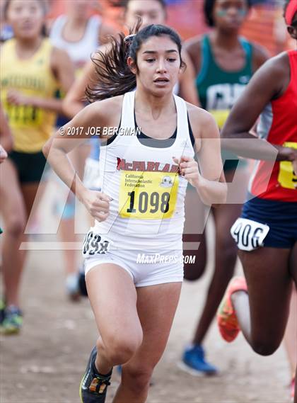 Thumbnail 1 in CIF State Cross Country Championships (Girls D1 Race) photogallery.