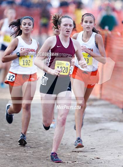 Thumbnail 1 in CIF State Cross Country Championships (Girls D1 Race) photogallery.