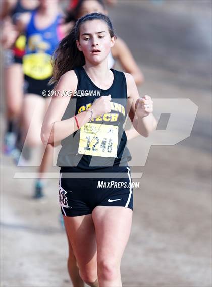 Thumbnail 1 in CIF State Cross Country Championships (Girls D1 Race) photogallery.