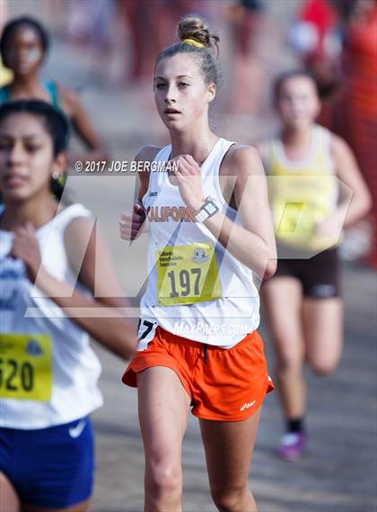 Thumbnail 1 in CIF State Cross Country Championships (Girls D1 Race) photogallery.