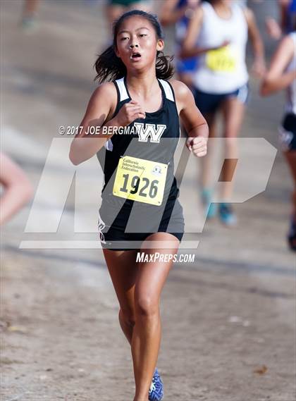 Thumbnail 2 in CIF State Cross Country Championships (Girls D1 Race) photogallery.