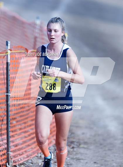 Thumbnail 1 in CIF State Cross Country Championships (Girls D1 Race) photogallery.
