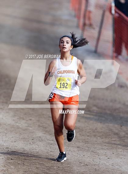 Thumbnail 2 in CIF State Cross Country Championships (Girls D1 Race) photogallery.