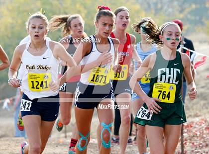 Thumbnail 1 in CIF State Cross Country Championships (Girls D1 Race) photogallery.
