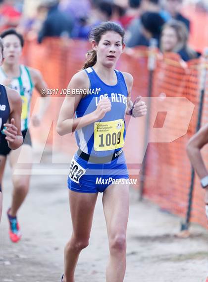 Thumbnail 1 in CIF State Cross Country Championships (Girls D1 Race) photogallery.