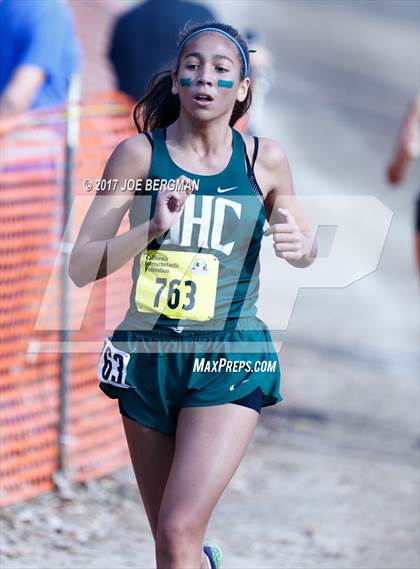 Thumbnail 2 in CIF State Cross Country Championships (Girls D1 Race) photogallery.