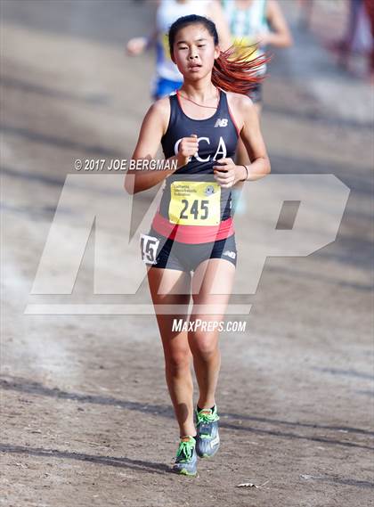 Thumbnail 2 in CIF State Cross Country Championships (Girls D1 Race) photogallery.