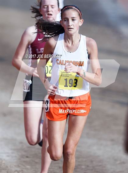 Thumbnail 1 in CIF State Cross Country Championships (Girls D1 Race) photogallery.