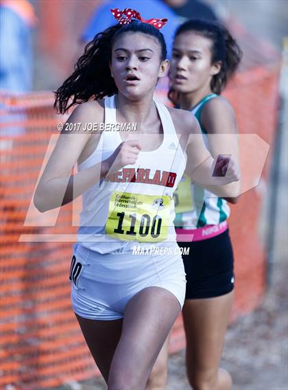 Thumbnail 2 in CIF State Cross Country Championships (Girls D1 Race) photogallery.