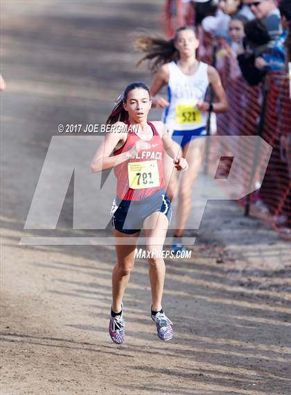 Thumbnail 1 in CIF State Cross Country Championships (Girls D1 Race) photogallery.