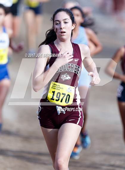 Thumbnail 2 in CIF State Cross Country Championships (Girls D1 Race) photogallery.