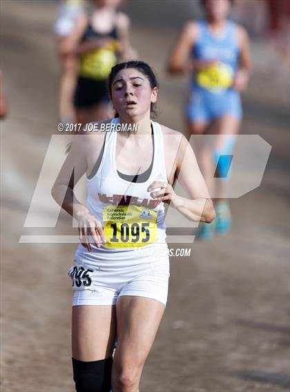 Thumbnail 2 in CIF State Cross Country Championships (Girls D1 Race) photogallery.