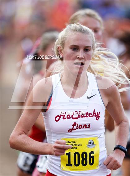 Thumbnail 1 in CIF State Cross Country Championships (Girls D1 Race) photogallery.