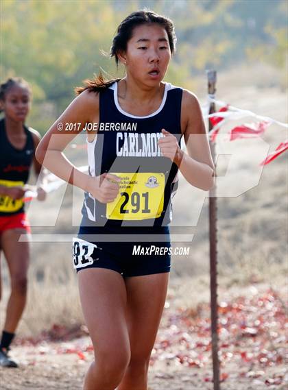 Thumbnail 3 in CIF State Cross Country Championships (Girls D1 Race) photogallery.