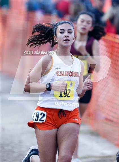 Thumbnail 2 in CIF State Cross Country Championships (Girls D1 Race) photogallery.