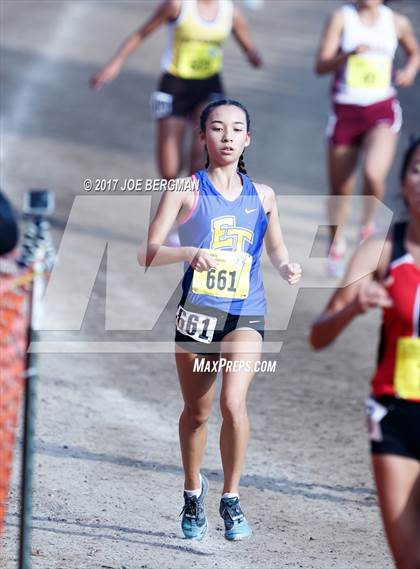 Thumbnail 1 in CIF State Cross Country Championships (Girls D1 Race) photogallery.