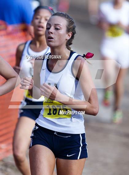 Thumbnail 1 in CIF State Cross Country Championships (Girls D1 Race) photogallery.