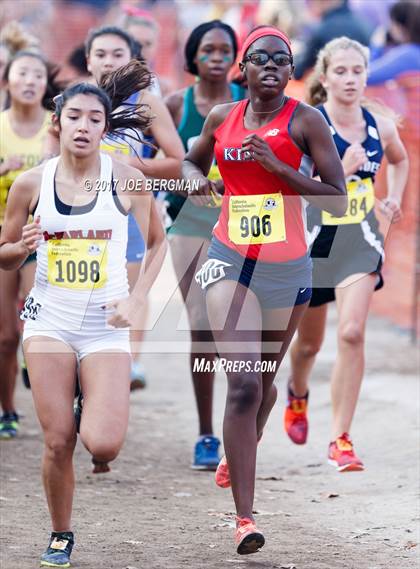 Thumbnail 1 in CIF State Cross Country Championships (Girls D1 Race) photogallery.