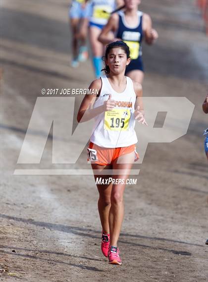 Thumbnail 2 in CIF State Cross Country Championships (Girls D1 Race) photogallery.