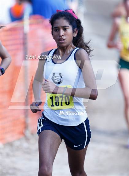 Thumbnail 1 in CIF State Cross Country Championships (Girls D1 Race) photogallery.