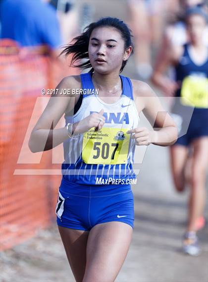 Thumbnail 3 in CIF State Cross Country Championships (Girls D1 Race) photogallery.