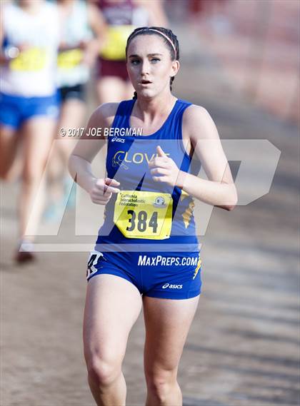 Thumbnail 3 in CIF State Cross Country Championships (Girls D1 Race) photogallery.