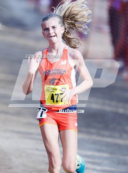 Thumbnail 3 in CIF State Cross Country Championships (Girls D1 Race) photogallery.