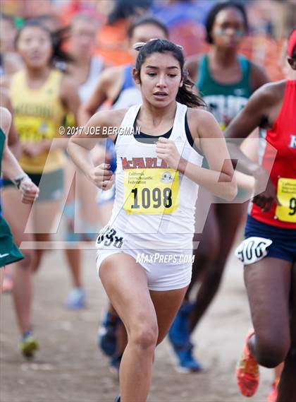 Thumbnail 2 in CIF State Cross Country Championships (Girls D1 Race) photogallery.