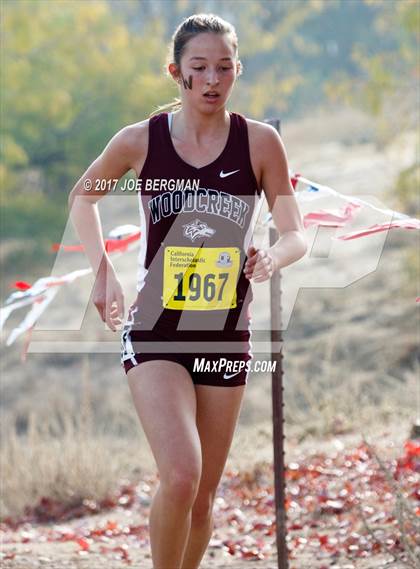 Thumbnail 2 in CIF State Cross Country Championships (Girls D1 Race) photogallery.