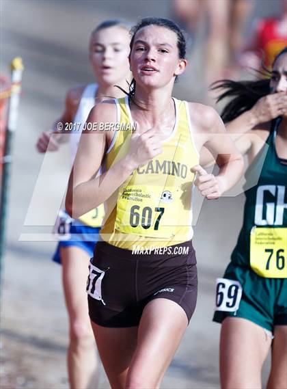 Thumbnail 1 in CIF State Cross Country Championships (Girls D1 Race) photogallery.