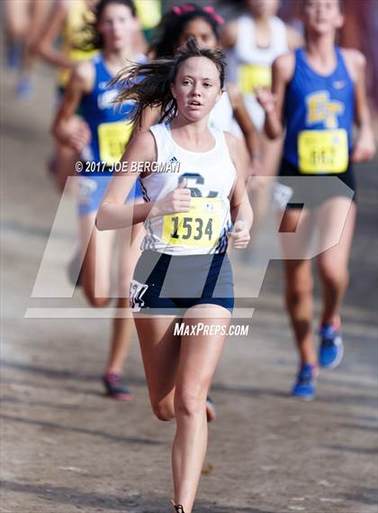 Thumbnail 2 in CIF State Cross Country Championships (Girls D1 Race) photogallery.