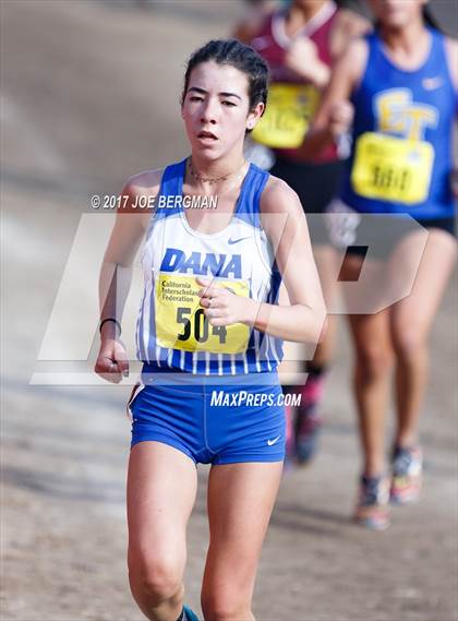 Thumbnail 2 in CIF State Cross Country Championships (Girls D1 Race) photogallery.