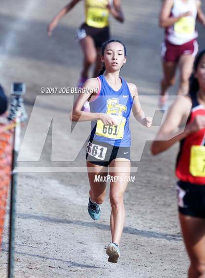 Thumbnail 2 in CIF State Cross Country Championships (Girls D1 Race) photogallery.