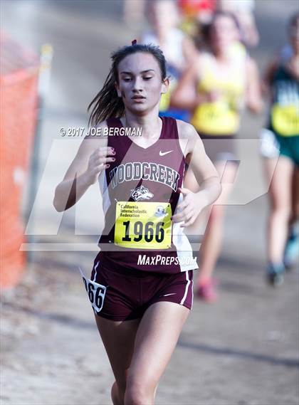 Thumbnail 2 in CIF State Cross Country Championships (Girls D1 Race) photogallery.