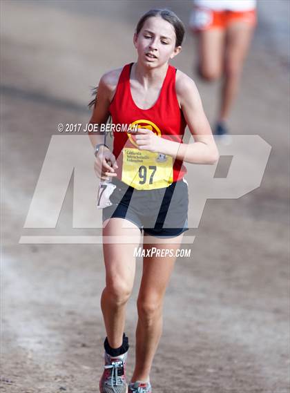 Thumbnail 2 in CIF State Cross Country Championships (Girls D1 Race) photogallery.