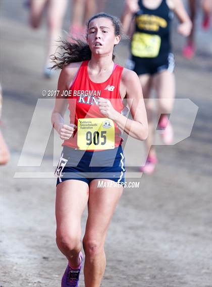 Thumbnail 1 in CIF State Cross Country Championships (Girls D1 Race) photogallery.