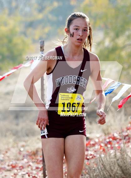 Thumbnail 3 in CIF State Cross Country Championships (Girls D1 Race) photogallery.