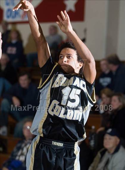 Thumbnail 2 in Buhach Colony vs. Downey (Modesto City Tournament)  photogallery.