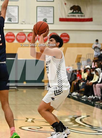 Thumbnail 3 in Modesto Christian vs. Salesian College Preparatory (DLS MLK Classic) photogallery.