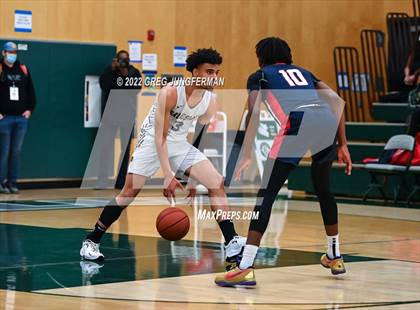 Thumbnail 1 in Modesto Christian vs. Salesian College Preparatory (DLS MLK Classic) photogallery.