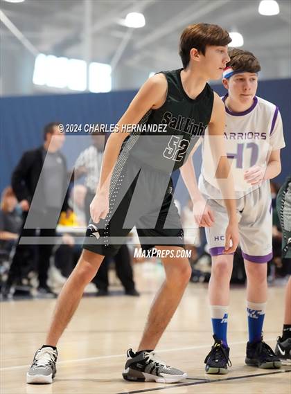 Thumbnail 2 in Salt and Light Homeschool vs HCYA (NCHBC South Texas District Championships) photogallery.