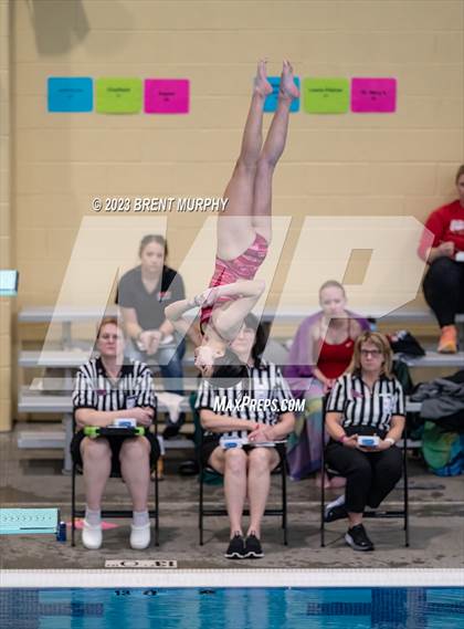 Thumbnail 2 in CHSAA 3A Girls Diving - State Championship photogallery.