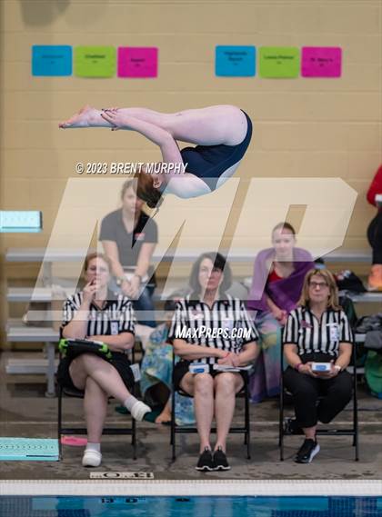 Thumbnail 2 in CHSAA 3A Girls Diving - State Championship photogallery.